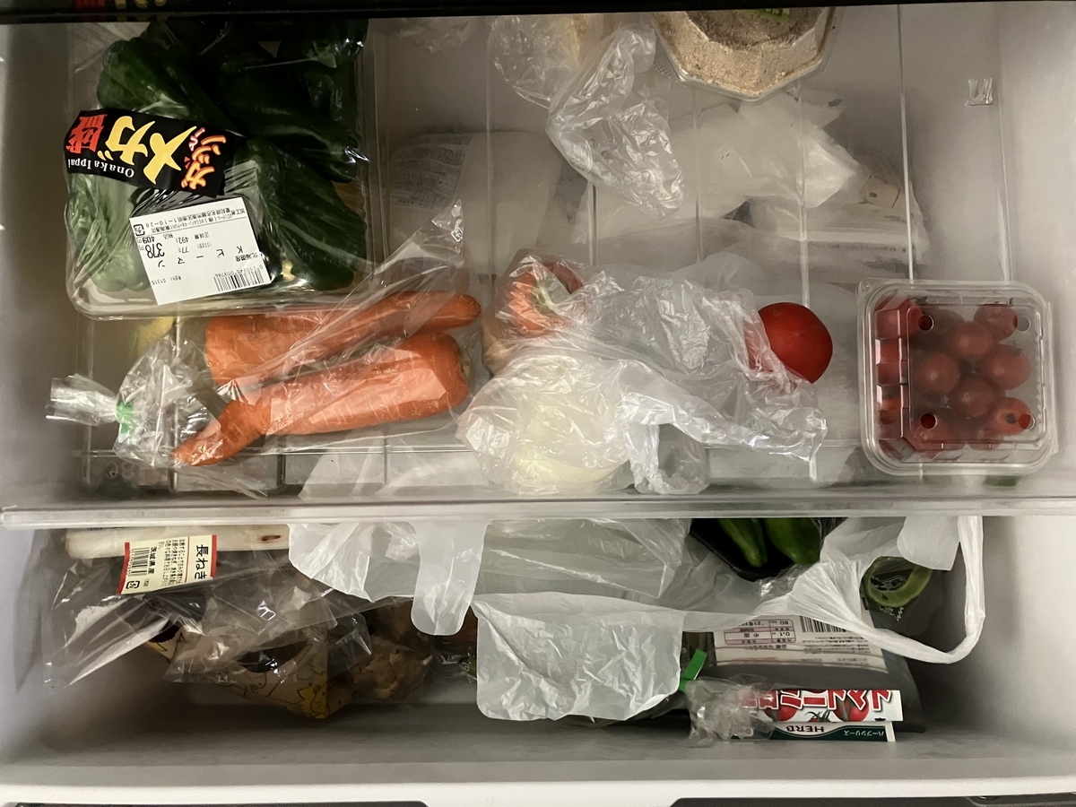 冷蔵庫の整理整頓