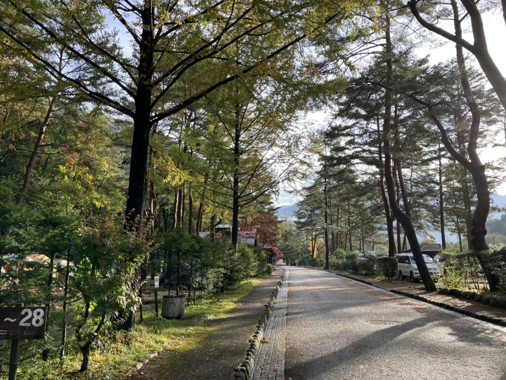 奥飛騨温泉郷オートキャンプ場オートキャンプサイト