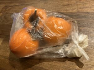 ウイスキーで柿渋を抜く